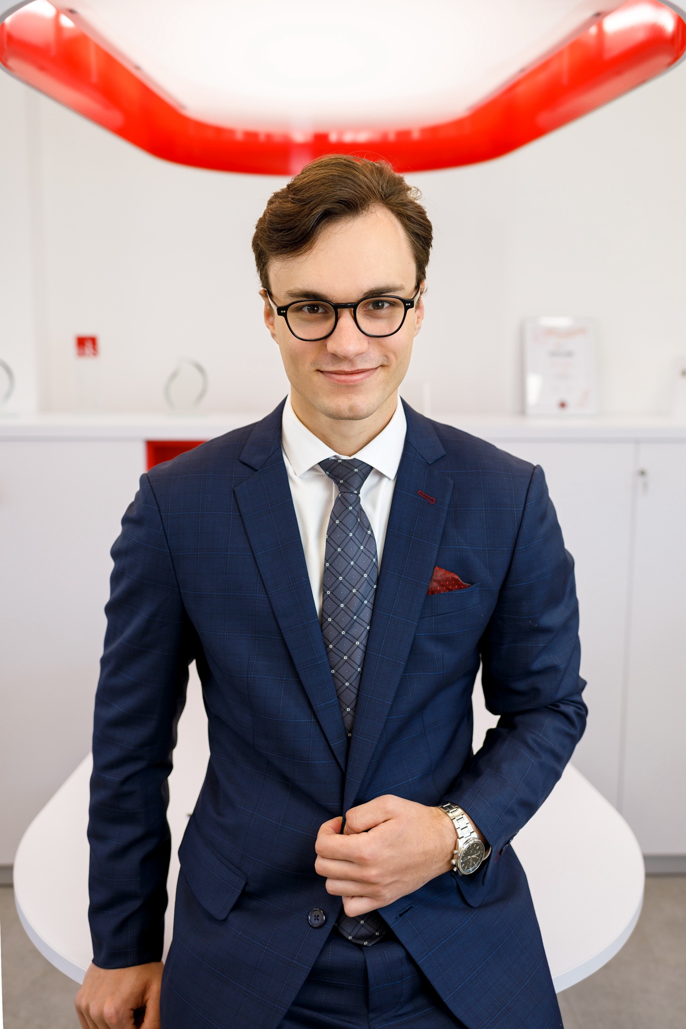 Portrét Jeronýma Škalouda v kanceláři Broker Consulting